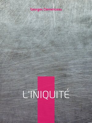 cover image of L'Iniquité